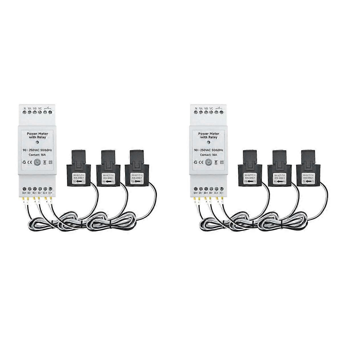 Tuya Smart Life WiFi Energy Meter Bidirectional 3 Phase