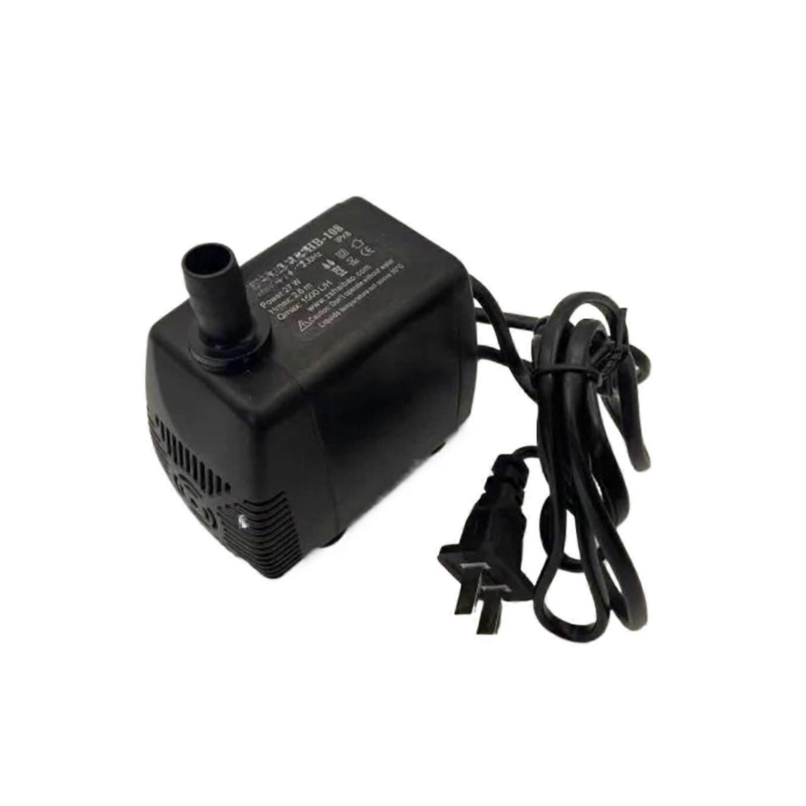 Water Cooling Fan, Submersible Pump HB108, Compatible with Camel, Selfpriming Circulation Pump for Ice Makers, 27W