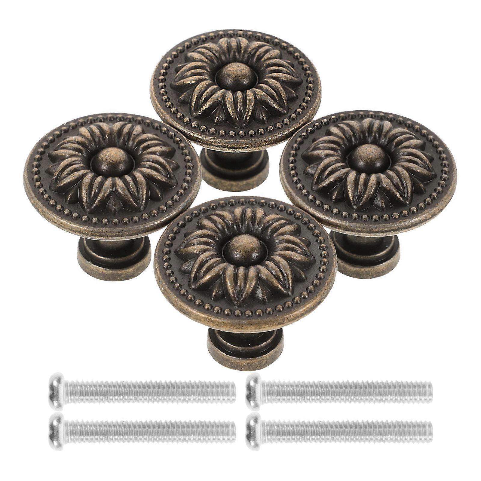 4pcs Cabinet Pull Handles and Drawer Knobs Furniture Accessories