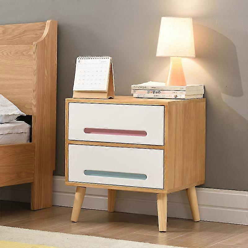 Bedside Table Cabinet Featuring One Drawer and Additional Storage Area for Organizing Essentials