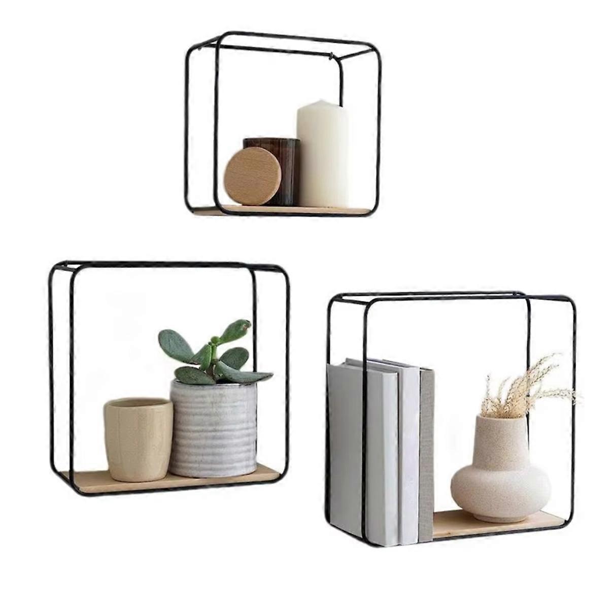 Floating Shelves for Wall 3 Pieces Bathroom Shelf Modern Bracket