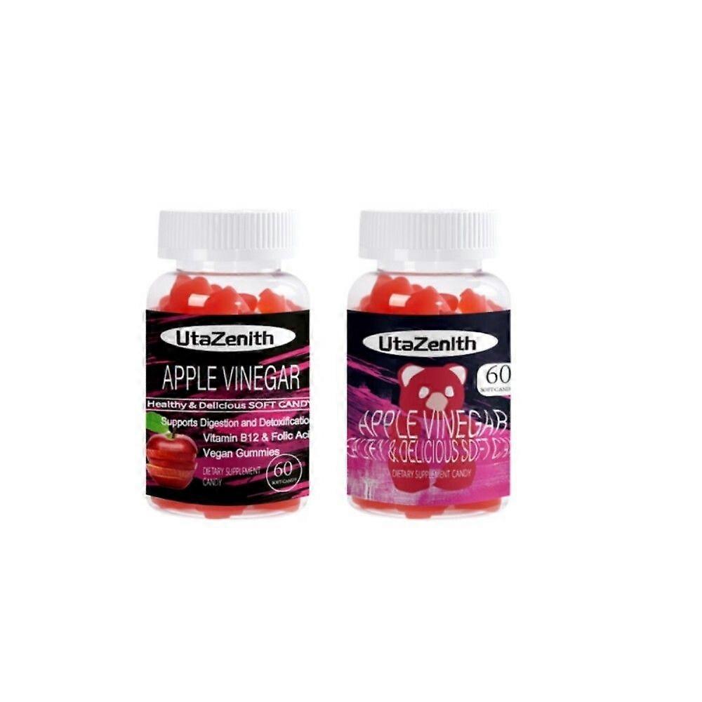 UtaZenith Apple Cider Vinegar Gummies (with Vitamin B12), Dietary Supplement, Combination Pack