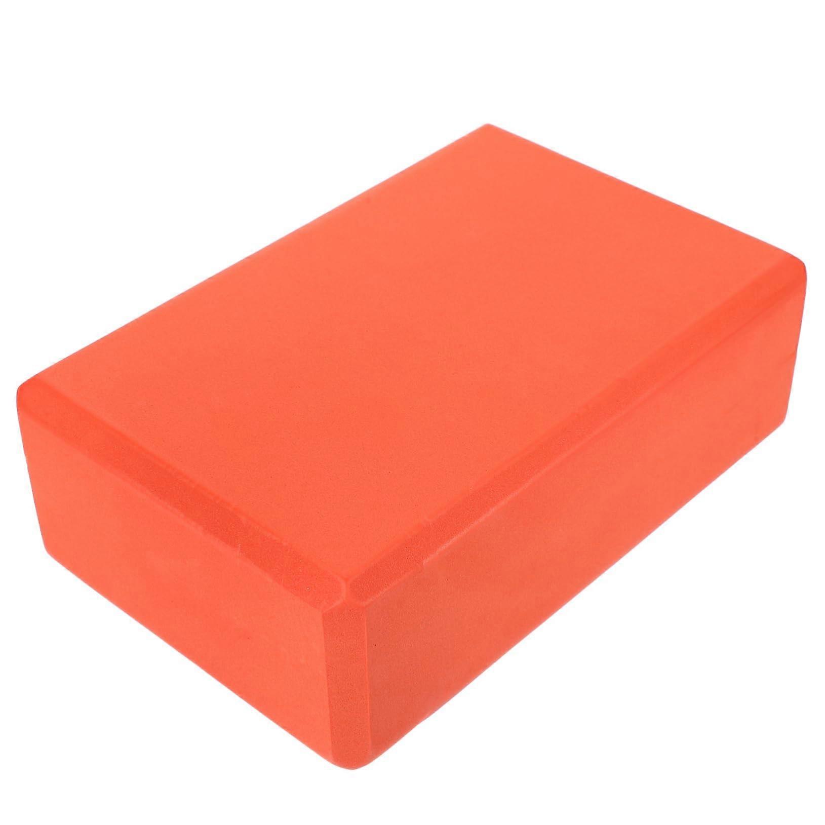 Yoga Block 2-Piece Set High-Density EVA Foam Orange Blocks For Yoga And Pilates Stability