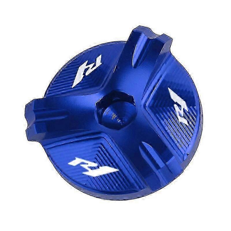 With Logo R1 Motorcycle Aluminum Engine Plug Cap Oil Filter Cover Fit For Yamaha Yzf R1 R1m 2005-2017 2018 2019 2020 2021 Motorcycle Neck Braces