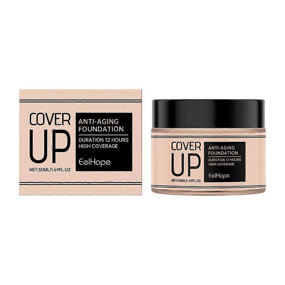 Cover Up Slow-Aging Foundations Duration 12 Hours High Coverage 50ml