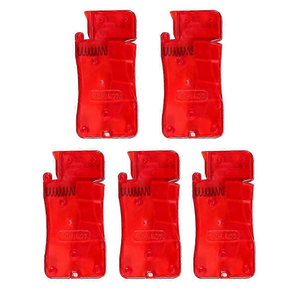 Easy to Use Needle Threaders Tool for Hand Sewing, Simple Threading Tool Set, Red 5pcs
