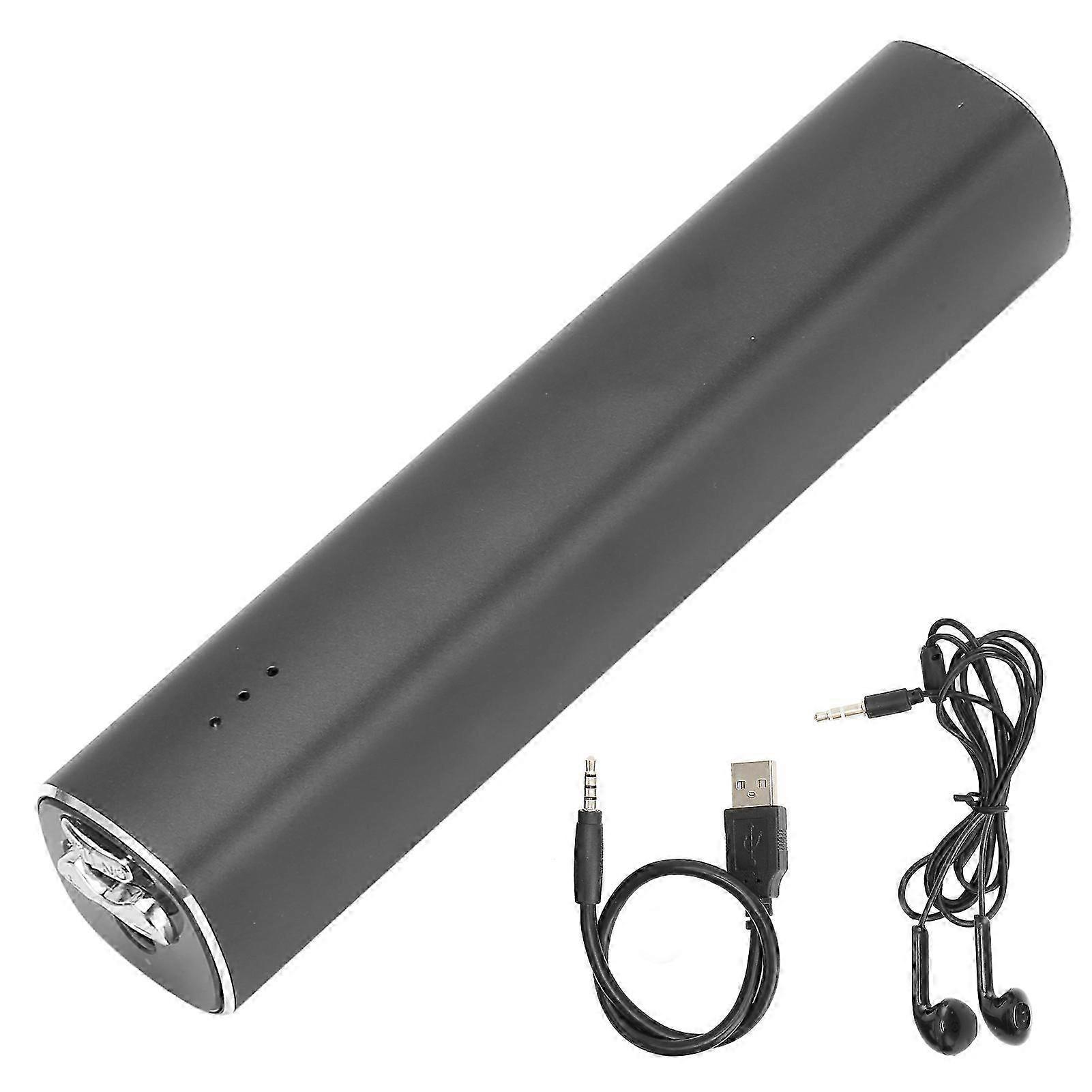 Voice Activated Recorder with Intelligent Noise Reduction for Lectures and Interviews, Black and Silver, 32GB