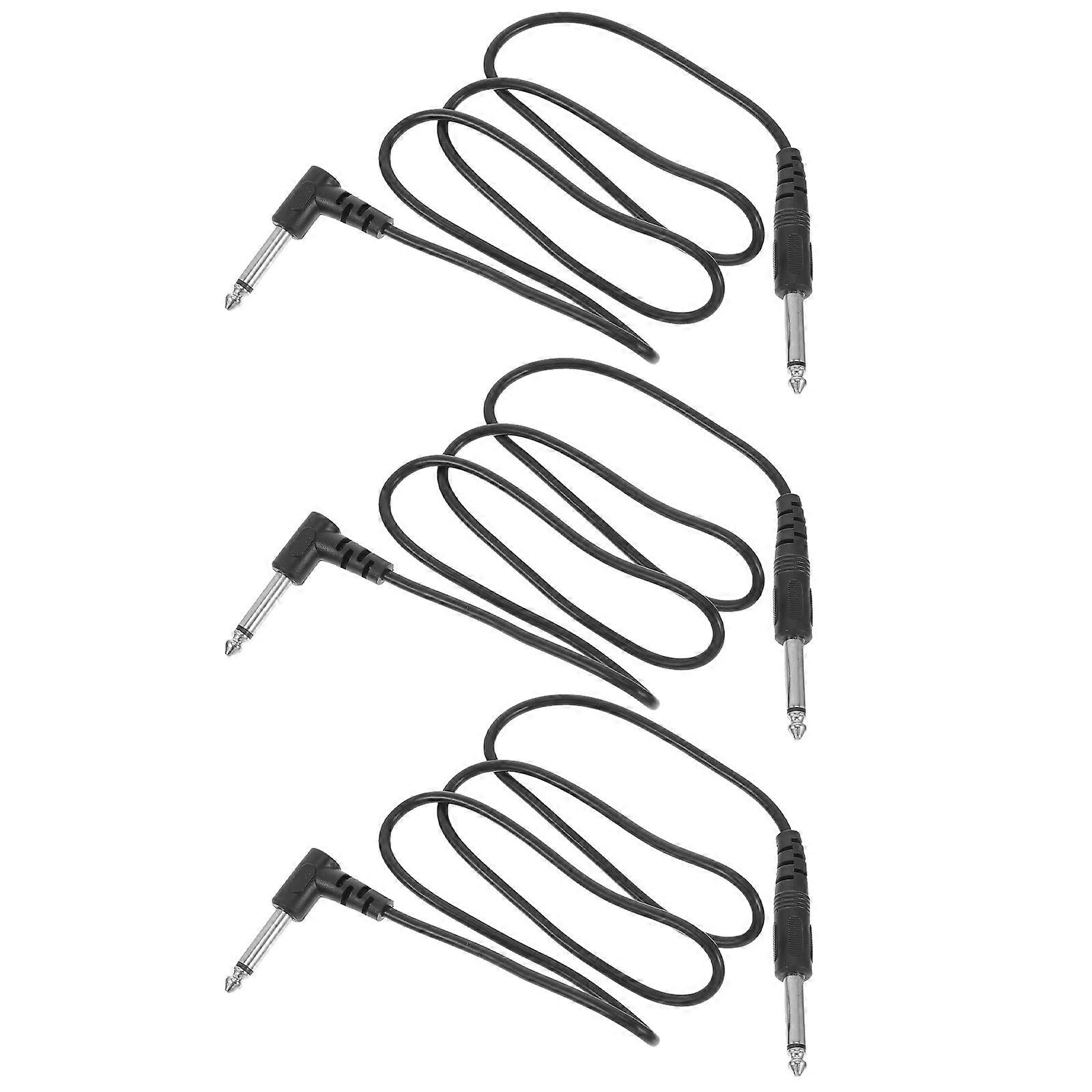 Akustisk gitarr Sladd Anslutning Högtalare Kabel Inspelning Övning 3Pack