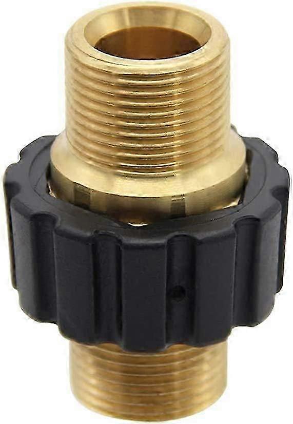 Brass High-Pressure Washer Connector with M22 Thread for Universal Use