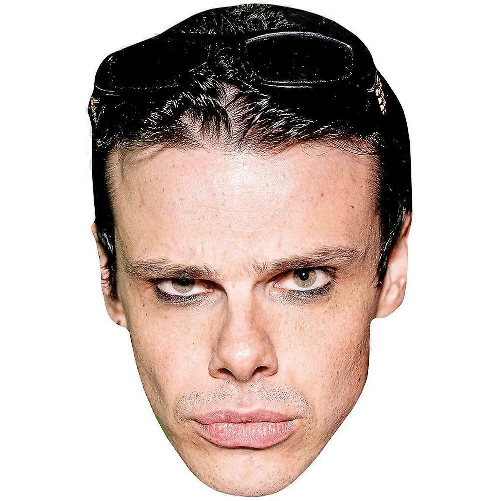 Yungblud (Glasses) Celebrity Mask, Flat Card Face