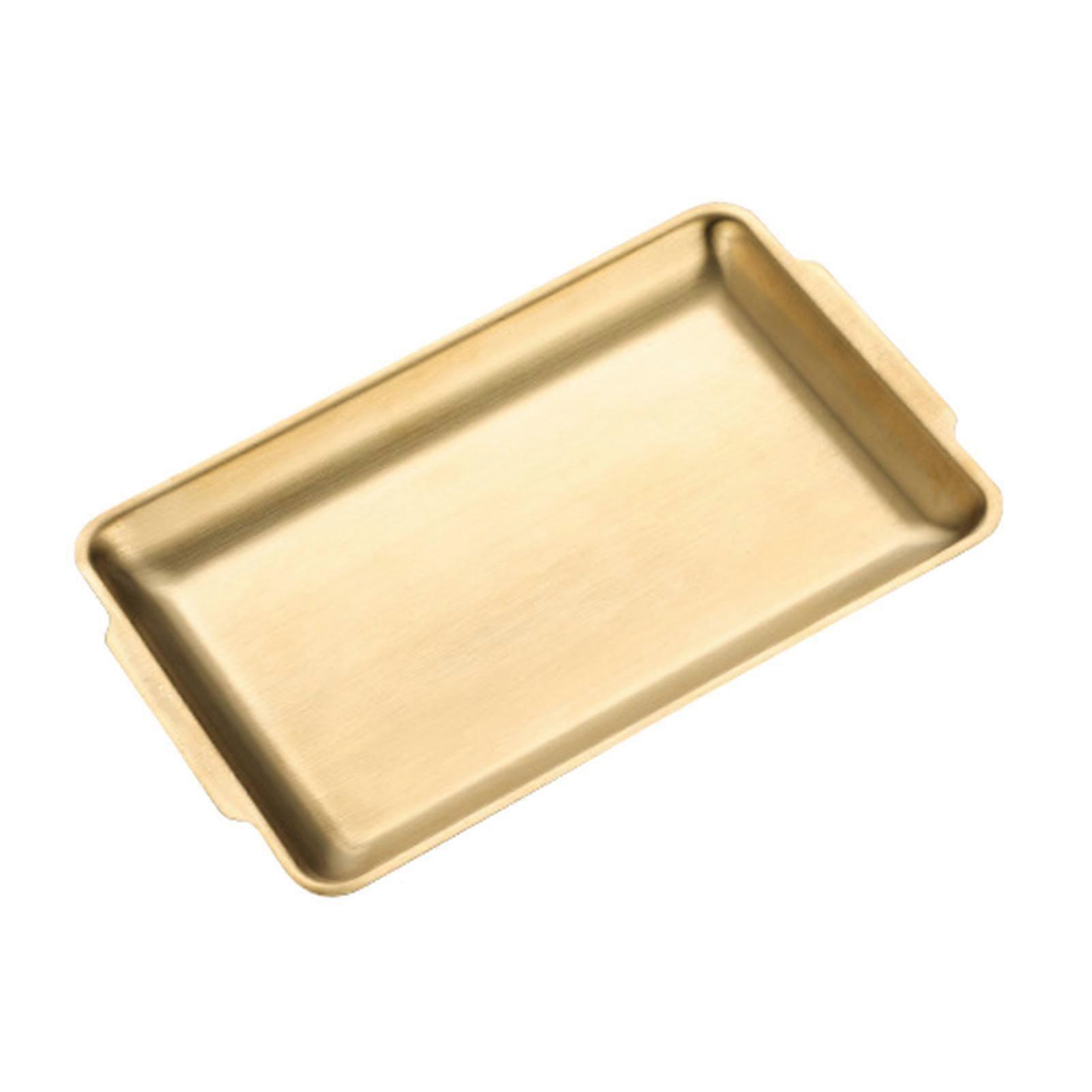Baking Tray Safe Multi-function 304 Stainless Steel Heat Resistant Solid Rust Free Baking Tray for Kitchen-M-Golden