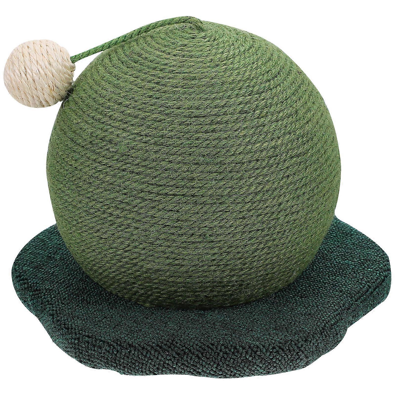 Kitten Scratching Board Pet Cat Scratcher Ball Shaped Windowsill Use 27x24x20cm 1Pack