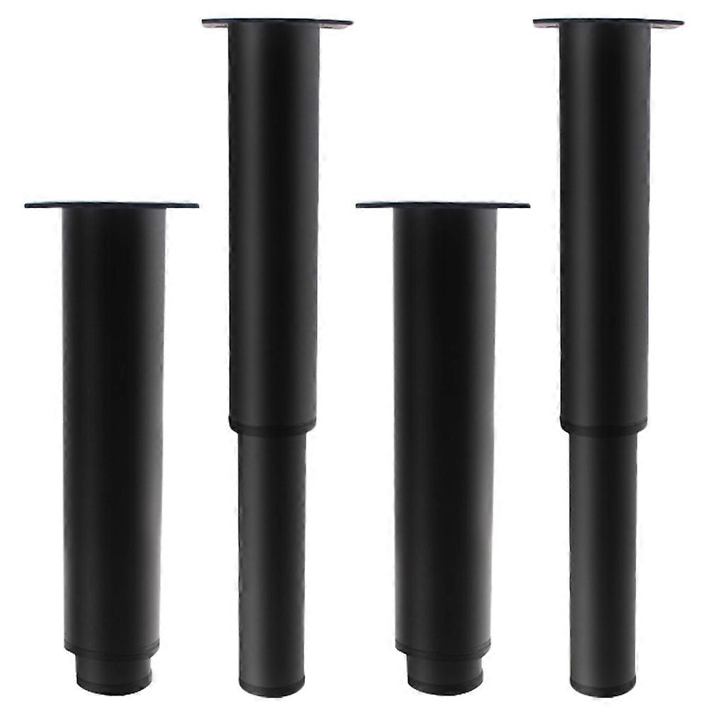 4pcs Adjustable Metal Table Legs with Non Slip Mats for Sofa, Dresser & Bench – Height Adjustable Furniture Feet for Stability and Floor Protection