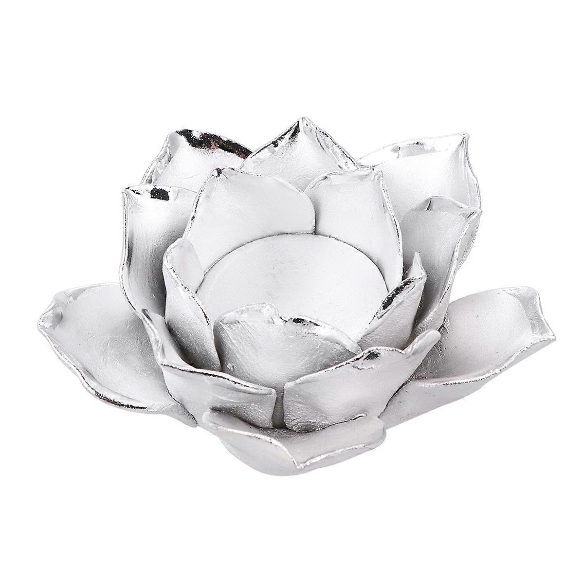 Tealight Holder 1Pcs Silver Enhancer Candle Stand for Decoration