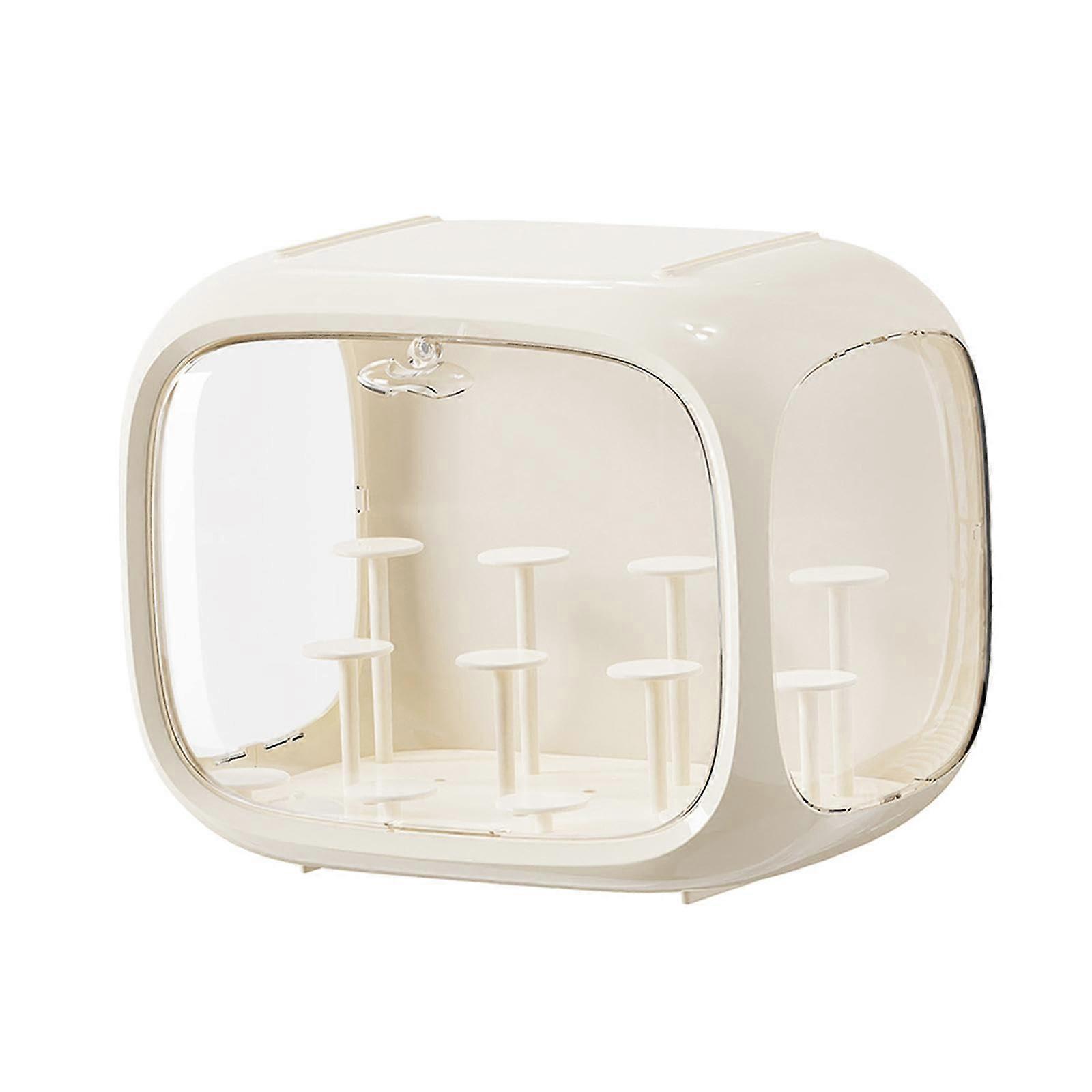 Display case, figure display stand, tabletop clear storage box for miniature figures, mini action figures