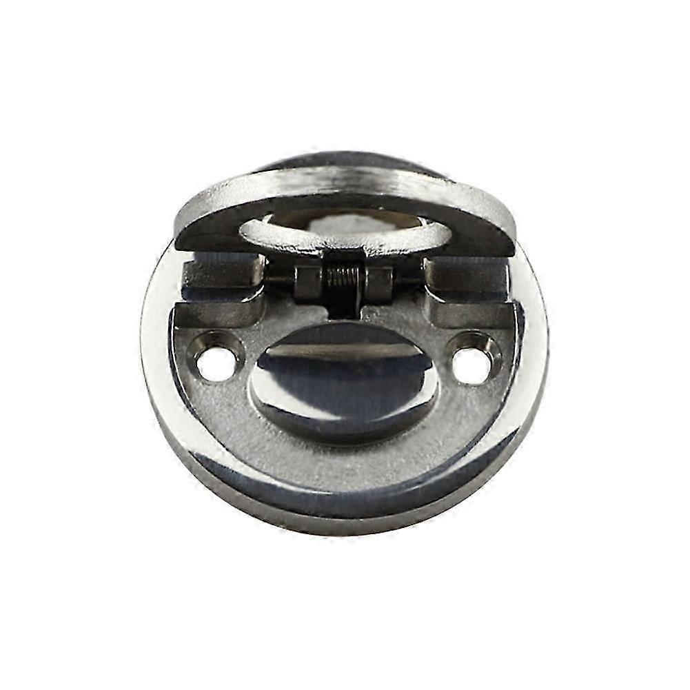 Professional Marine Round Flat Pull Lift Ring Handle - Durable Hatch Accessory for Boats and Marine Applications