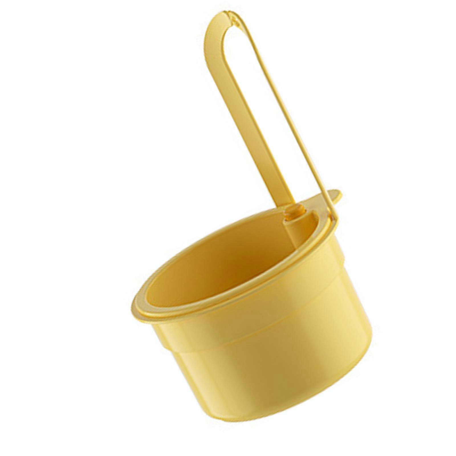 Modern Sink Mounted Drain Basket For Food Scraps And Sponge Storage Waterproof ABS Hanging Strainer Fine Net Filter Yellow