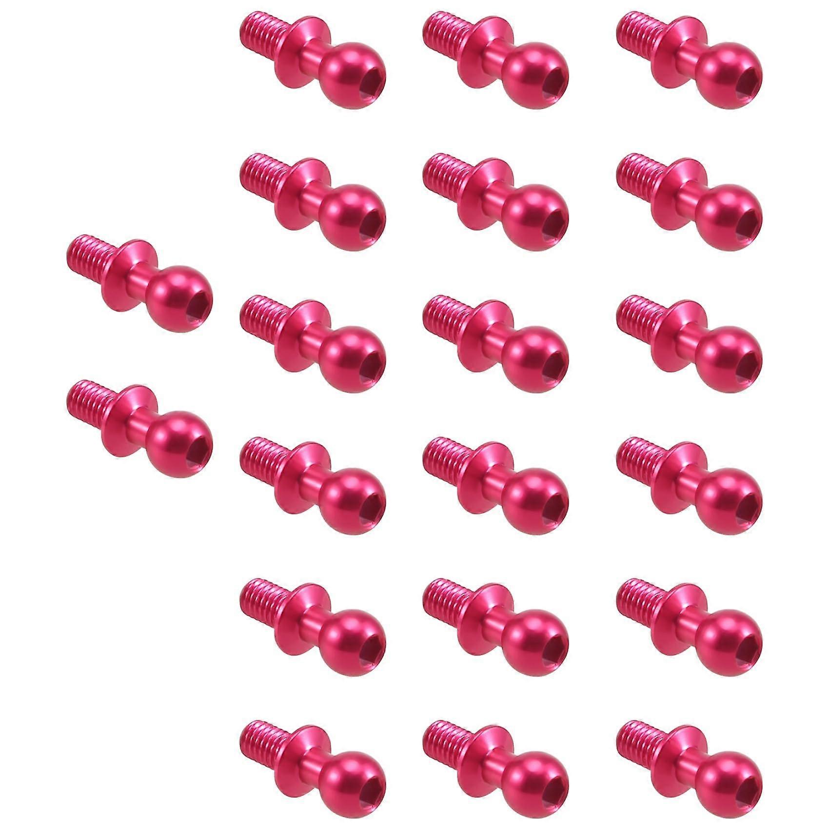 Pack of 20 Metal M3 Hexagonal Head Screws for TT01 TT02 D4 D5 1/10 RC Drift Car Parts Universal