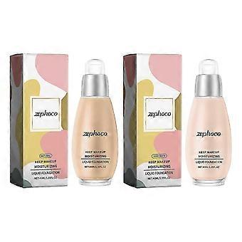 Zephoco Moisturizing concealer liquid foundation is light, moisturizing, brightening, moisturizing, nourishing, and natural makeup