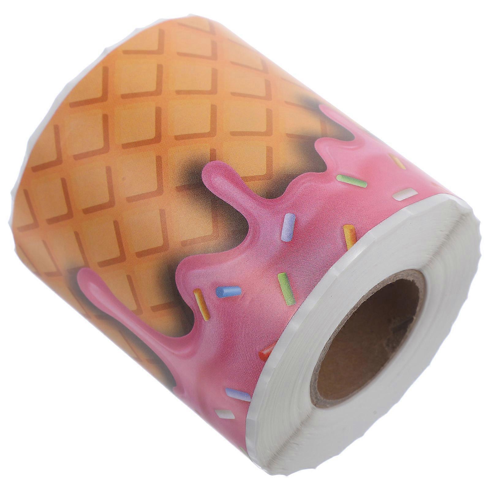 1 Roll Ice Cream Bulletin Board Border Stickers Decor for Blackboard
