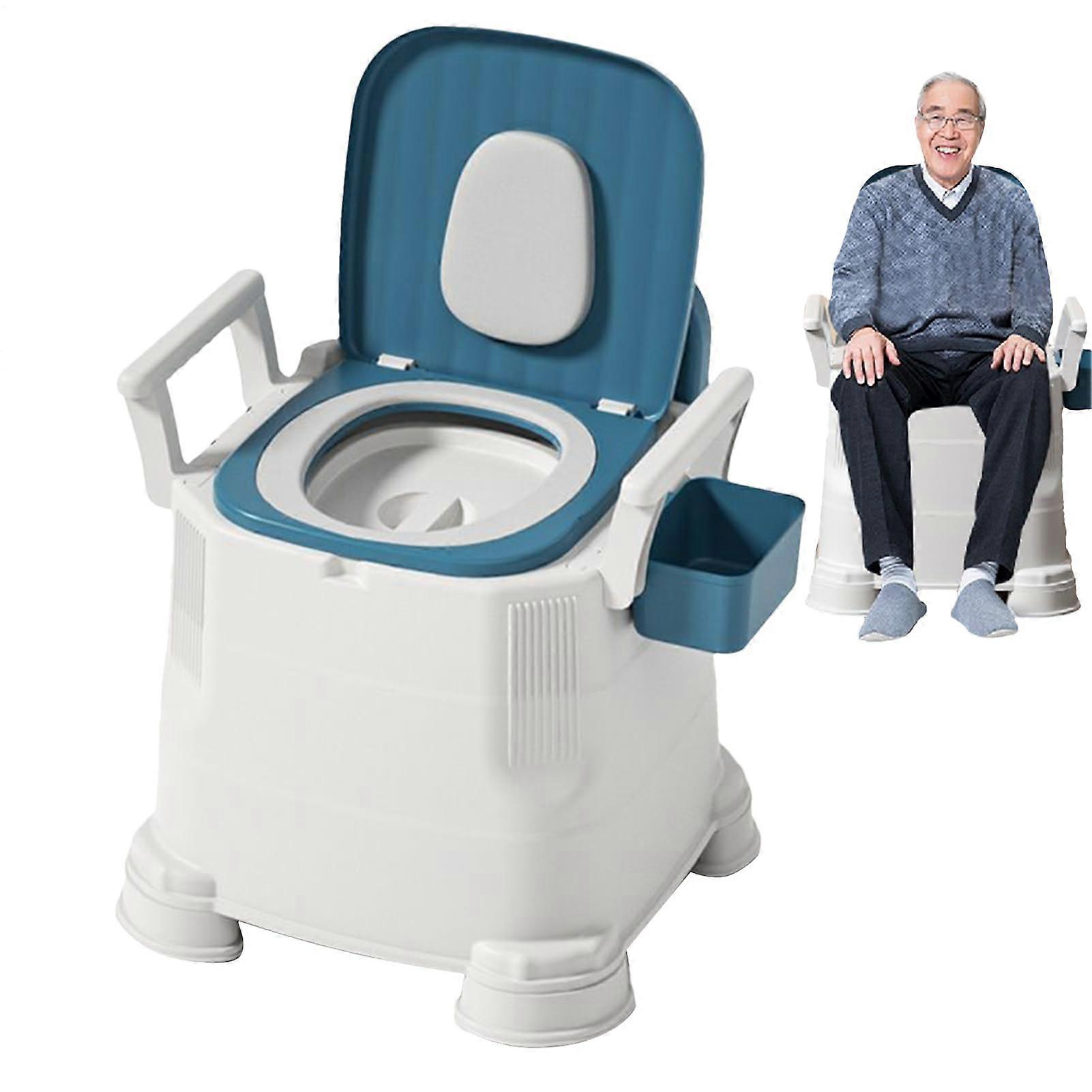 Portable toilet for camping, hiking, and outdoor activities – comfortable stool for the elderly