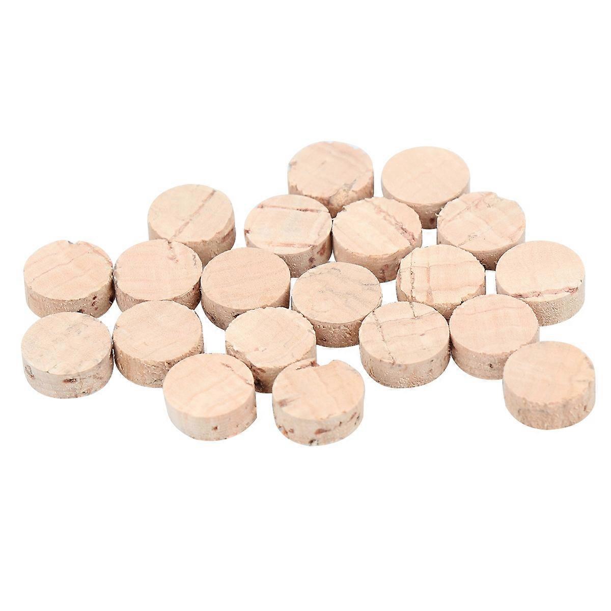 Saxophone Accessories Cork Pads for Tenor Saxophone Repairing Cork Pads 0.95x0.95x0.4cm Light Hole Replacement 20Pcs