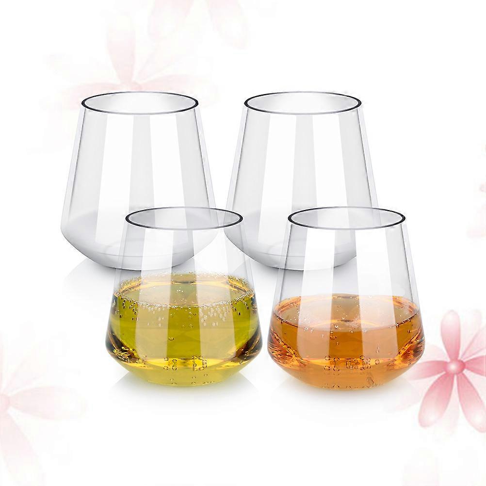 Transparent Can Glass Cups Unbreakable Whiskey Cup Pressure Withstand