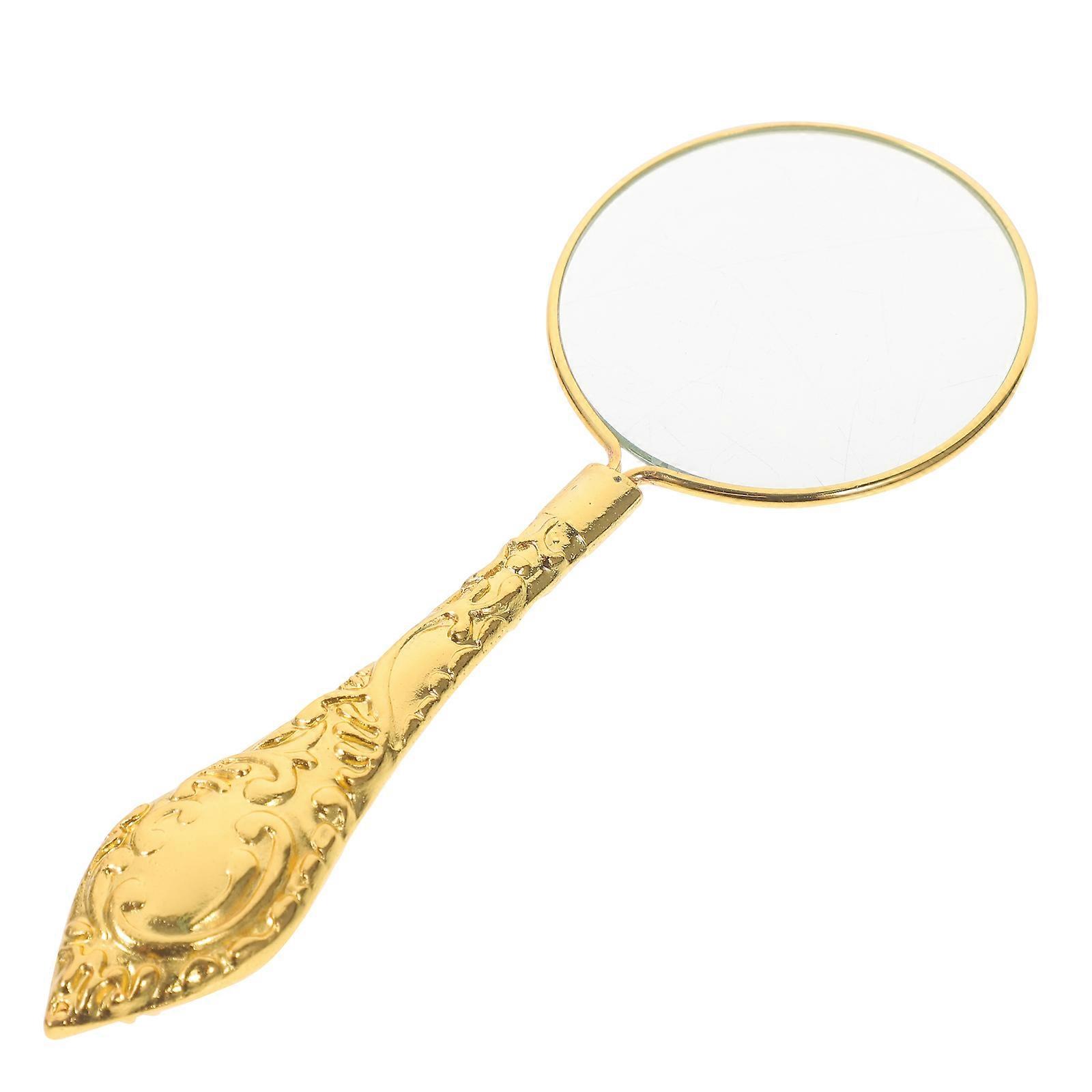 Magnifying Glass Ideal For Reading By Teens And Elderly 4.91X1.85X0.39in Delicate Shape 5X Magnification 1Pcs