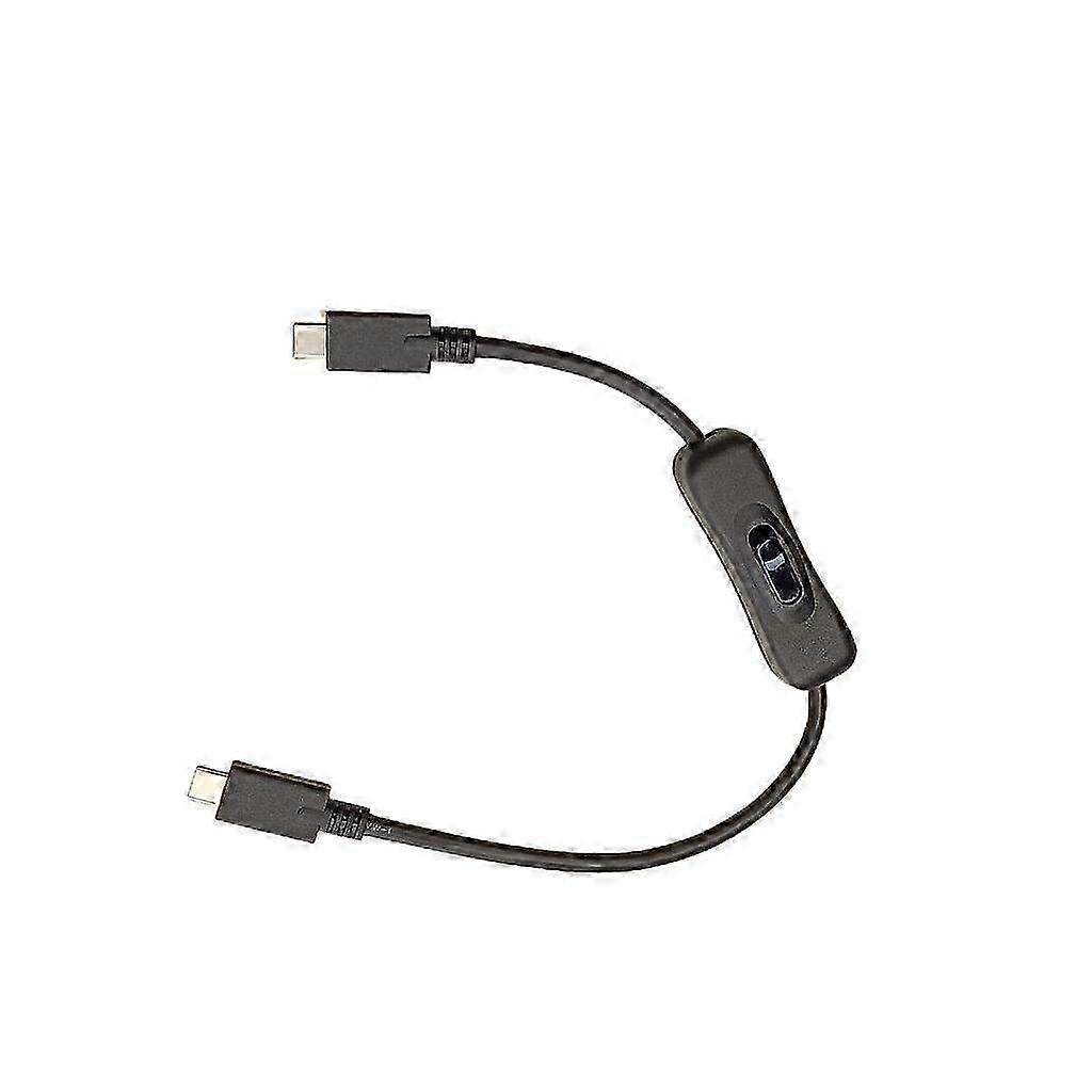 USB Type C to Type C Extension Cable 3.1 Gen 2 with 100W Power Delivery & On/Off Switch for Fast Charging