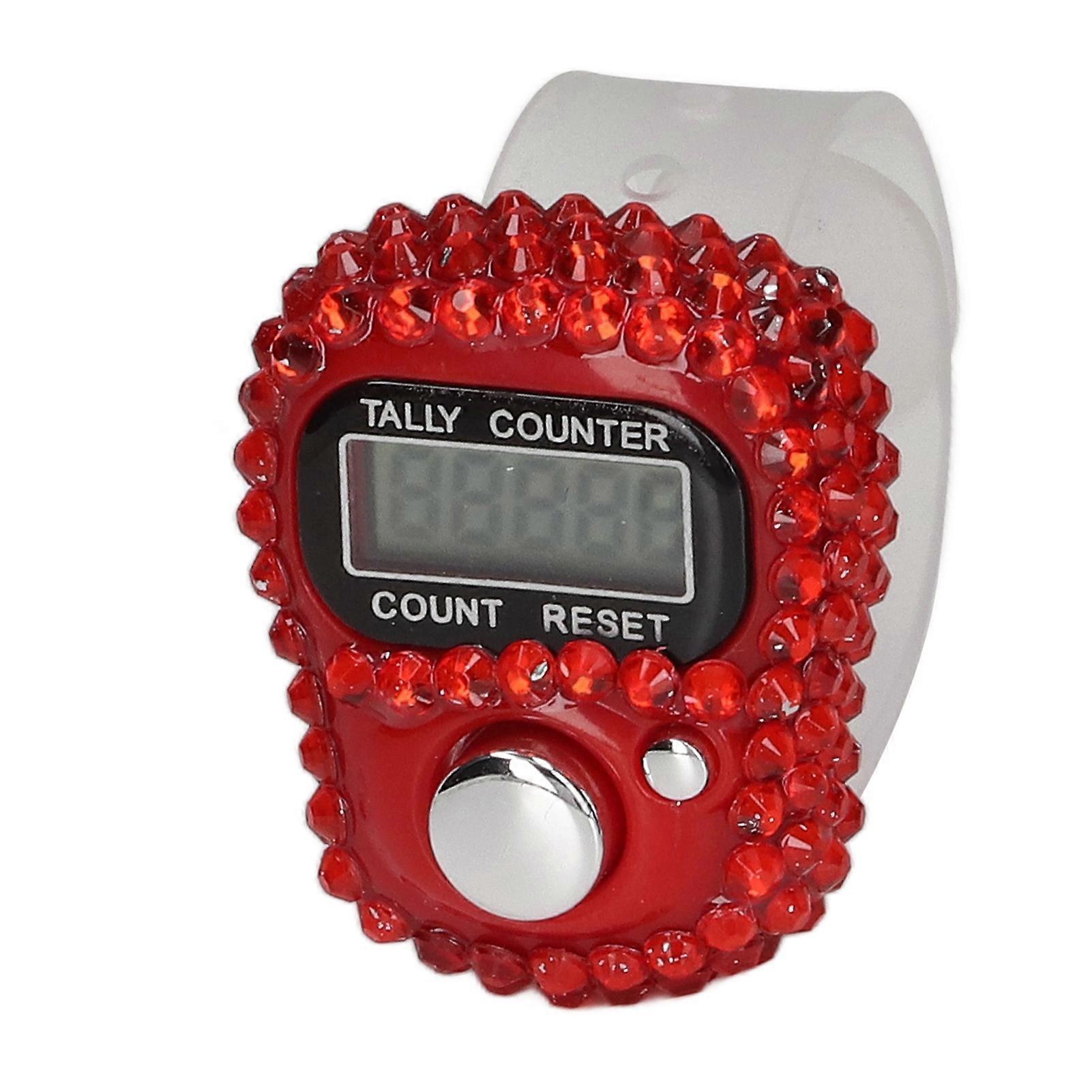 5Pcs Finger Counters Reset Knob Vivid Colors High Accuracy Auto Sleep Tally Counter for Sports Training Gym