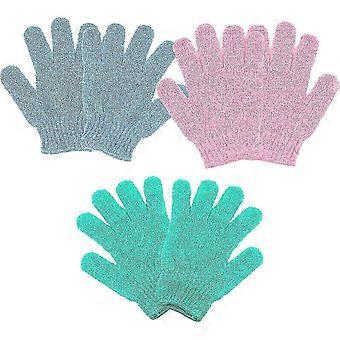 Exfoliating Gloves, Exfoliating Body Scrub Exfoliator Glove, Exfoliating Mitt, Body Exfoliator Hand Mitten, Body Scrubber Bath Gloves Scrubs For Showe