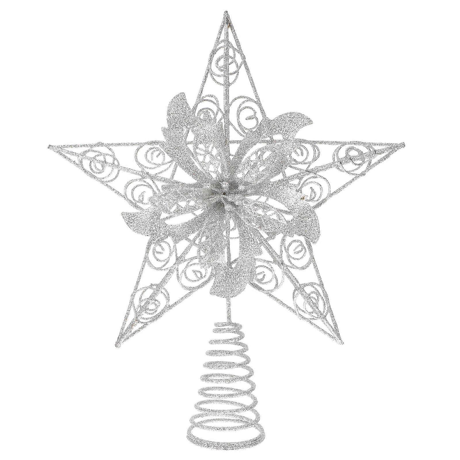 Christmas Tree Topping Star Lightweight Design Suitable For Christmas Celebration 1Pack