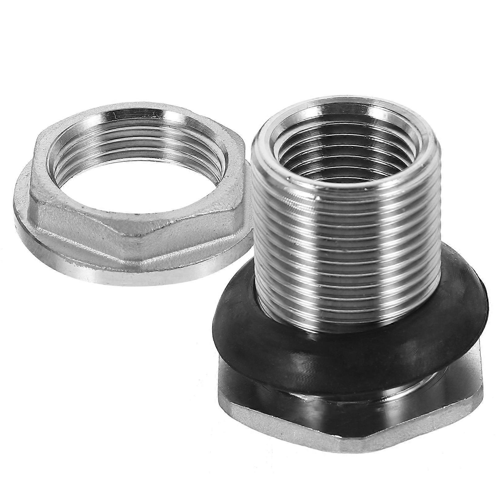 Stainless Steel Fitting for Water Tank with Garden Hose Thread 1/2 Inch