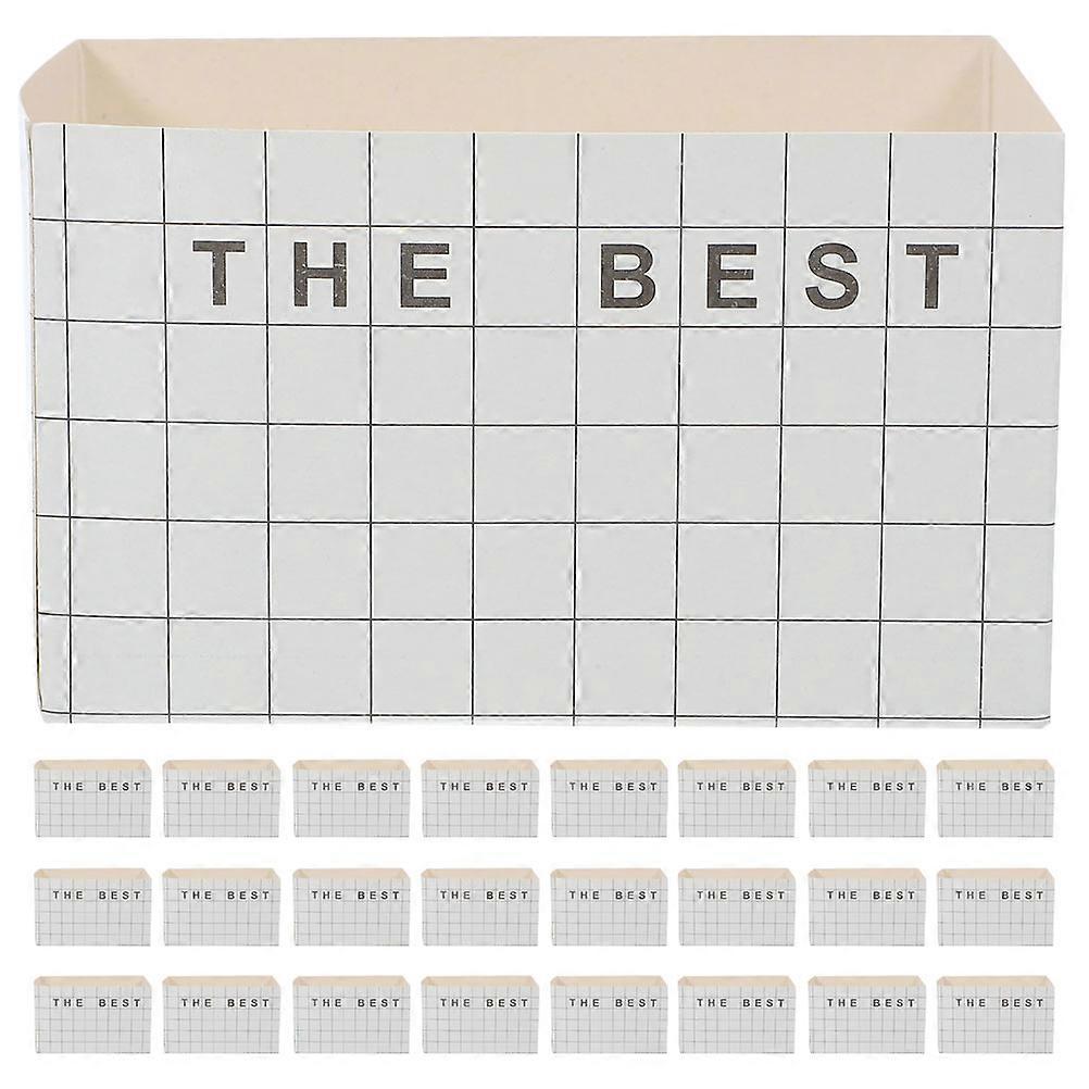 Dessert Boxes Food Storage Lightweight Breakfast Use 50Pcs