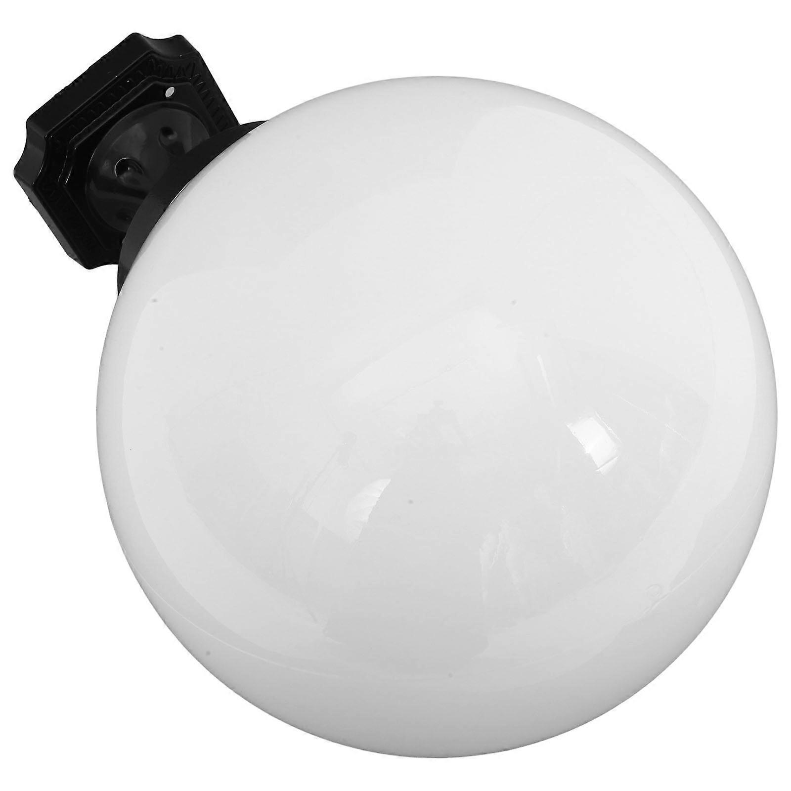 Acrylic Outdoor Lamp Shade Replacement Round Design for Garden and Courtyard Decor Multi Color Fits E27 6.3 Inches