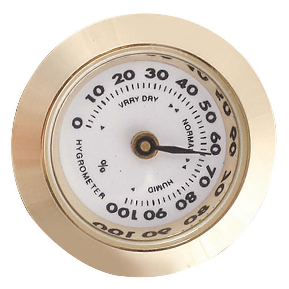 Mechanical Cigar Humidor Hygrometer with Accurate Humidity Gauge for Instrument in Sturdy Metal Multi Color