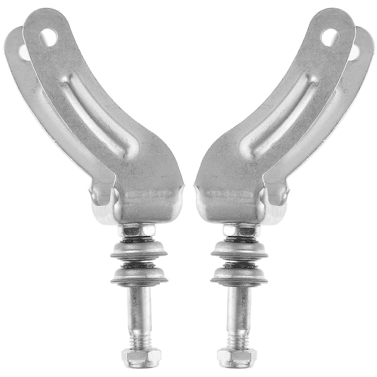 Zinc Plated Iron Wheelchair Bracket Wheelchair Front Caster Fork Wheelchair Users Easy Installation 1 Pair