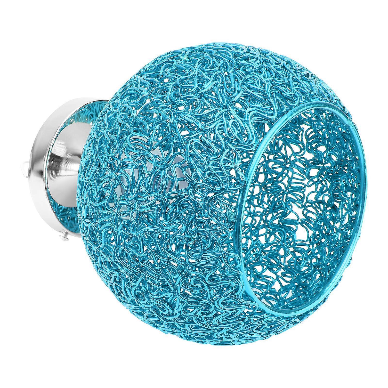 Creative Blue Ceiling Light with LED Lampshade for Bedroom Balcony Corridor 1pc