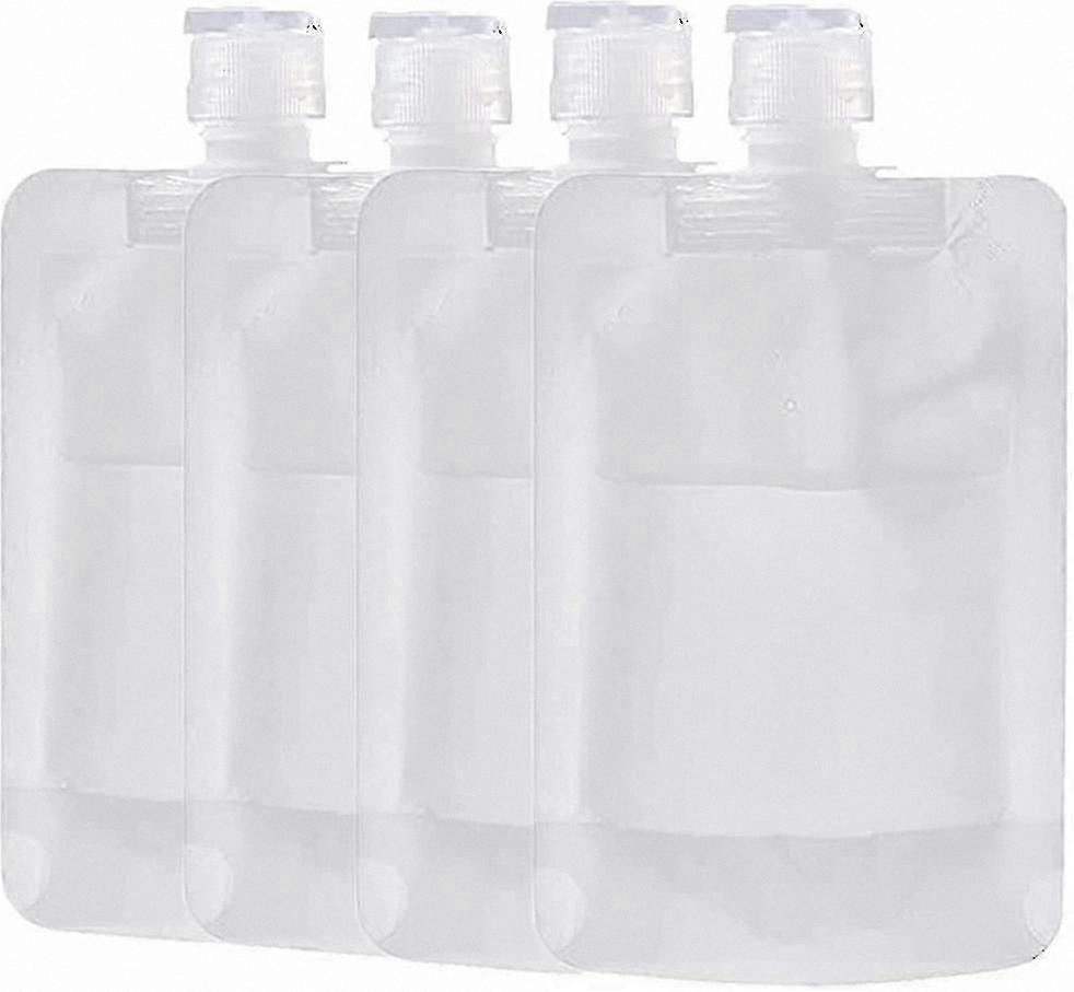 Refillable Squeeze Pouches for Travel, Empty Lotion Bottles, Portable Packing Bags for Shampoo, Face Cream, Hand Soap Storage