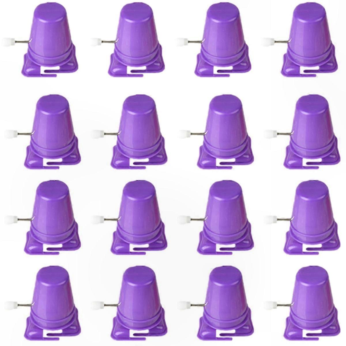 Purple Clockwork Robots Toy Set with 40 Pieces for Kids Wind-Up Action Figures