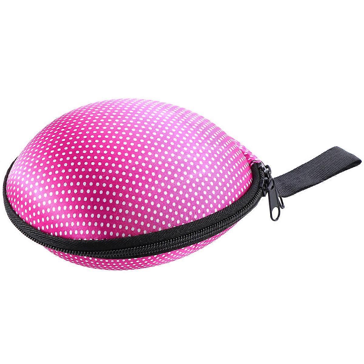 Lingerie Case Zippered Case Protection for Invisible Bra Rosy Dot 5.9×4.9×3.1in Organization 1Set