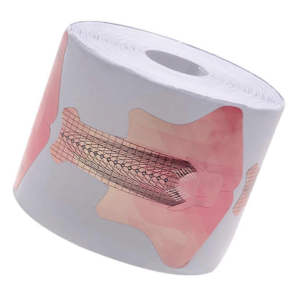 Nail Extension Nail Shaping Forms For Professional Nail Artists And Learners 1Roll Multi Color