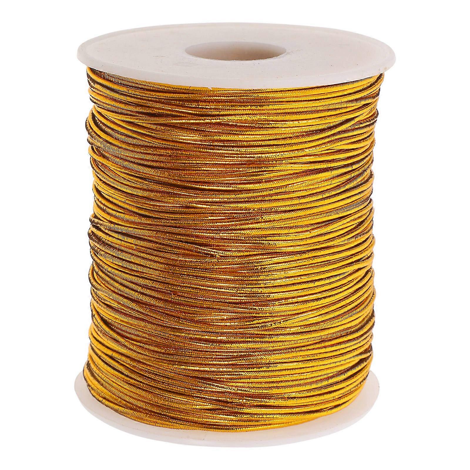 1 Roll Silver Elastic Cord for DIY Jewelry Making Soft Stretchy Nylon Latex 7.9 Inches