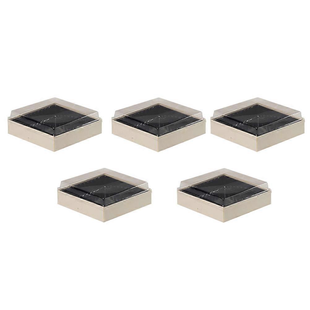 Creative Sushi Packaging 5Pcs Portable Food Storage Boxes For School Use Safe Dust-proof Material