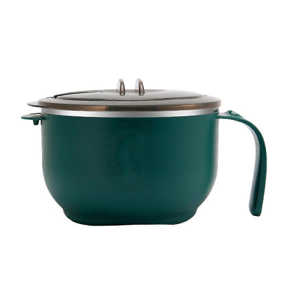 Stainless Steel Noodle Bowl with Lid for Home Use Safe Easy to 6.3 Inches