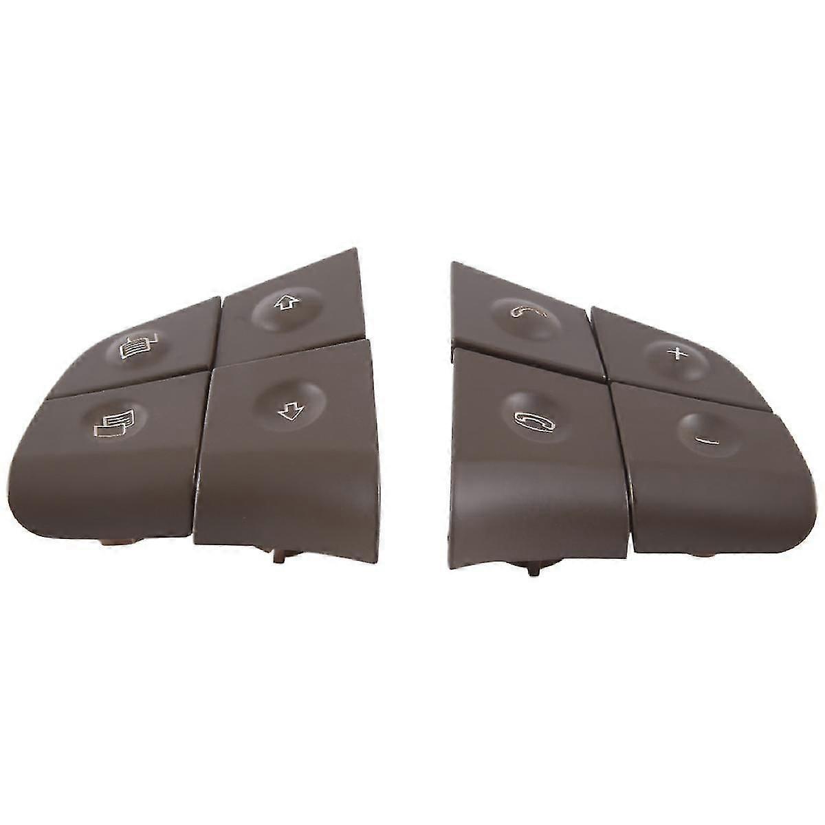 Dark Yellow 4 Keys Steering Wheel Button Multi-Function Switch Button Switch Button for ML B R