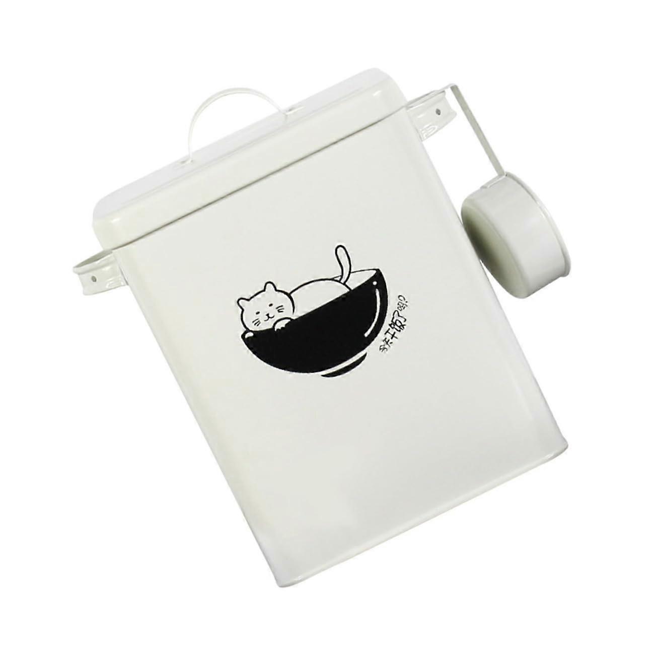 1 Set Pet Food Bucket Sealed Storage Container for Dog Food Moistureproof and Dustproof for Safe Storage of Snacks and Dry Food