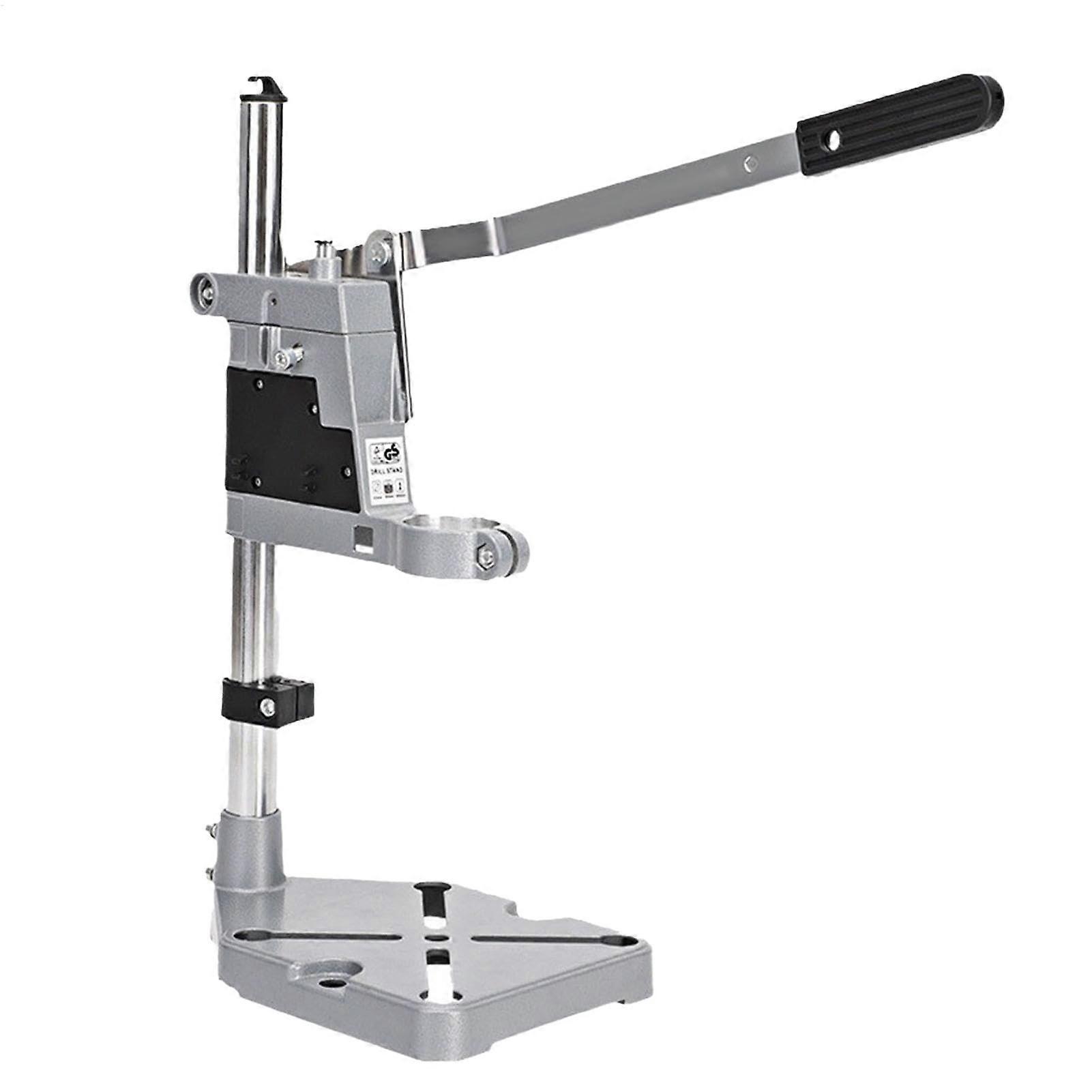 Drill Stand - Multifunctional Bench Drill Stand for Hand Drills, Portable Adjustable Height, Steel Construction