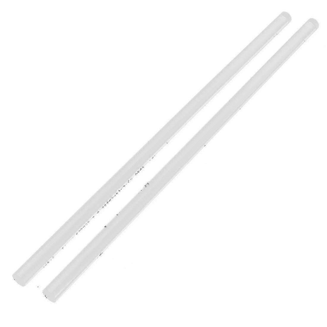 3mmx250mm Round Shape Solid Acrylic Rod Pmma Extruded Bar Clear 2pcs