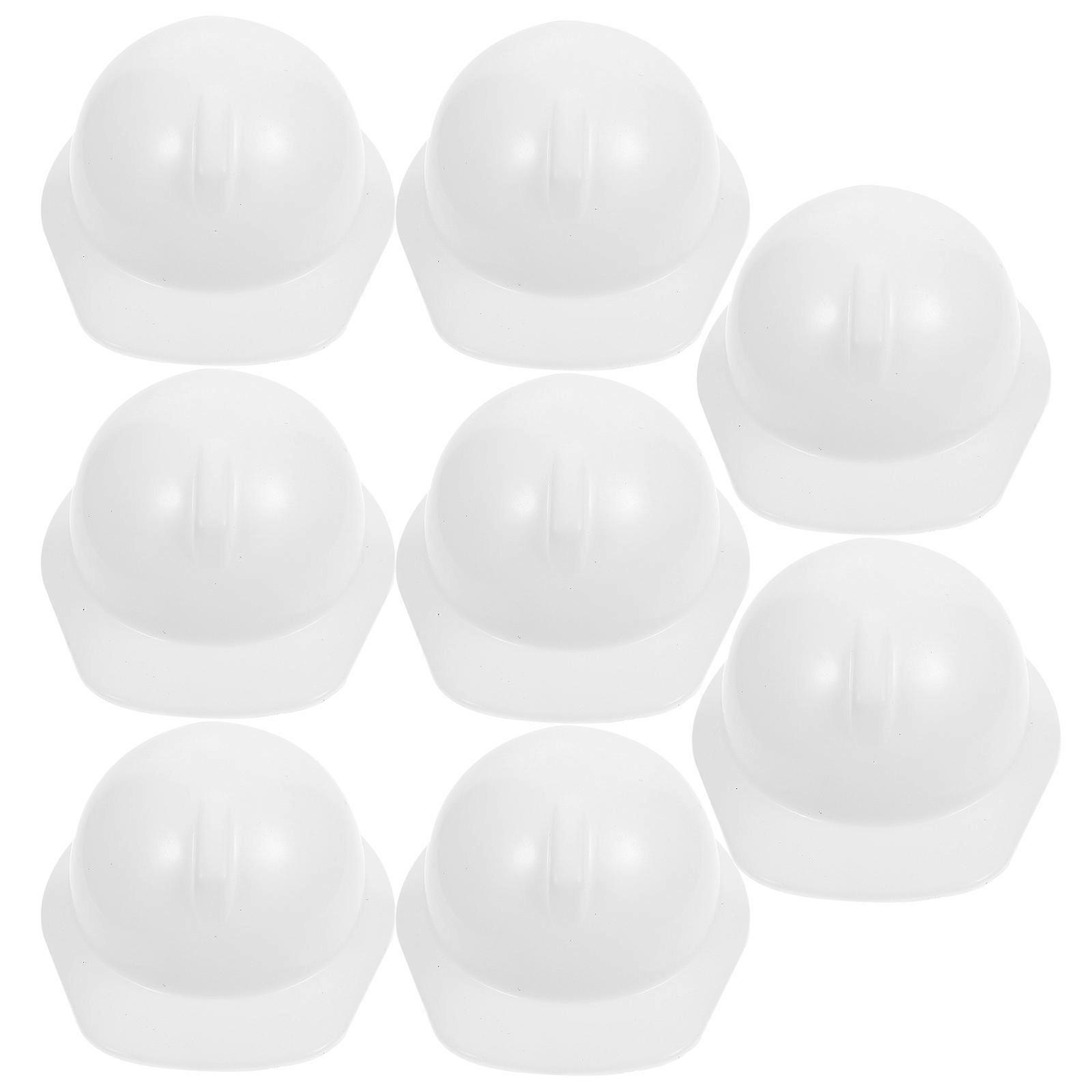 Mini Doll Plastic Safety for Decor with 10Pcs White